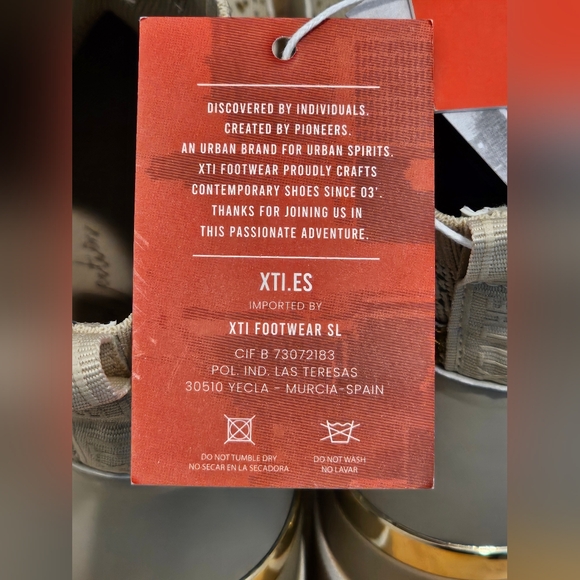 Xti The Urban Brand Wedge Ankle Booty with Rhinestones, NWT, Size 38 (7.5) - Picture 10 of 11